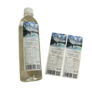 Benutzerdefinierte gedruckte, doppelte Seitendruckkleberaufkleber für Wasserflasche